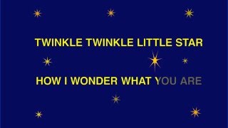 Karaoke Twinkle twinkle little star  sjung med [upl. by Donn]