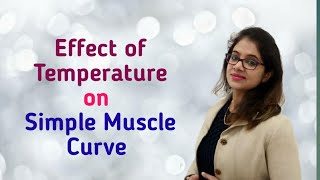 How does temperature affect muscle contraction simple muscle curve [upl. by Rubi]