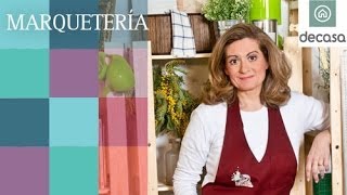 Hacer a la marquetería Tutorial  Reciclarte [upl. by Karlotta987]