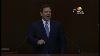 DeSantis launches Florida legislative session with State of the State [upl. by Apollus]