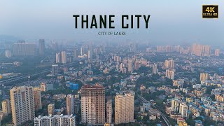 Thane City Aerial View  2024  The City of Lakes  Thane  Mumbai [upl. by Aubrie]