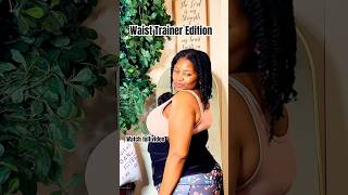 Waist Training to BURN Belly amp Back FAT🔥Watch full video👆🏾bellyfat plussize weightloss short [upl. by Cleon]