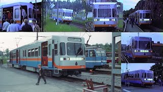 1988 Yılı ABB Aracının Test Sürüşleri Ve 1998 Yılında M1 AksarayYenibosna Metro Hattı [upl. by Ocko102]