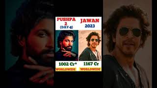 Pushpa 2 vs Jawan movie comprise end box office collections would wide collections pushpa2 jawan [upl. by Gage]