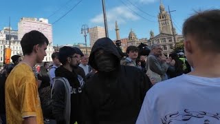 Racist Against White British at Glasgow ProUK Demo 😲🇬🇧 🪧👮‍♂️👮‍♂️ [upl. by Genia]