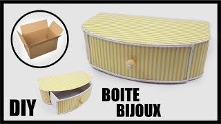 DIY COMMENT FAIRE UNE BOITE À BIJOUX [upl. by Jess]