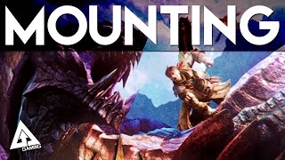 Monster Hunter 4 Ultimate Tutorial  Mounting Monsters Riding Monsters [upl. by Lerrud]