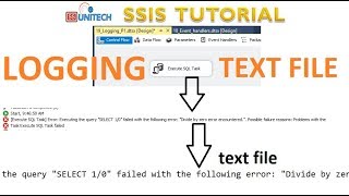 what is logging in ssis  event handlers in ssis  ssis tutorial Part 56 [upl. by Irollam]