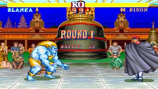 BLANKA Street Fighter II Champion Edition  4K 60 FPS [upl. by Wilek370]