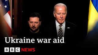 Ukraines Zelensky facing US political deadlock over aid  BBC News [upl. by Man658]