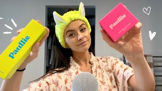 ASMR Morning Get Ready With Me Trying Paullie Skincare Chitchat [upl. by Haas]