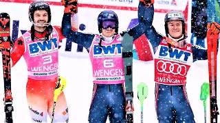 FIS Alpine Ski World Cup  Mens Slalom Run 2  Wengen SUI  2023 [upl. by Varian147]