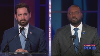 Part 2 Jones Lawler face off in NY17 debate on PIX11 [upl. by Gnirol107]