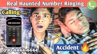 Calling Real Haunted Number 09044444444  Haunted Number 666  Calling Haunted Numbers [upl. by Herschel]