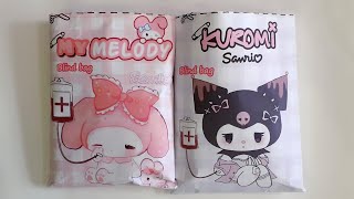 Paper DIY  Unboxing Kuromi amp My melody Blind Bags [upl. by Iznyl]