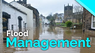 Flood Management Soft amp Hard Engineering  AQA GCSE 91 Geography [upl. by Alikam154]