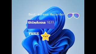 Best Screen Recorder For Windows 1011 FREE [upl. by Anhcar375]