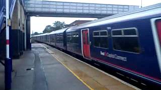 Class 321 First Capital Connect Speeding Past New Barnet Station [upl. by Gaylene]