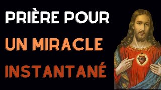 Prière Puissante Pour Un Miracle Immédiat [upl. by Leikeze]