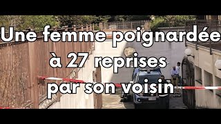 Une femme poignardée à 27 reprises par son voisin [upl. by Eilram]