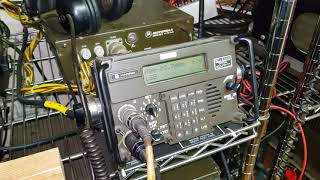 IZ1FID HARRIS quotFALCONquot RF5020  Harris RF5034PA400 400 Watt HF Amplifier  RF382 [upl. by Cahilly]