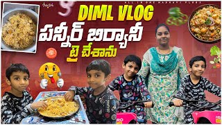 Paneer Biryani చేశాను DIML Vlog  All in one Madhavi [upl. by Laamak]