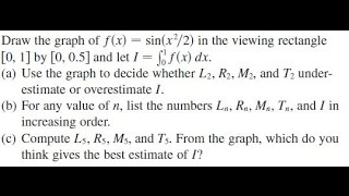 Draw the graph of fx  sinx22 in the viewing rectangle [upl. by Ydnarb]