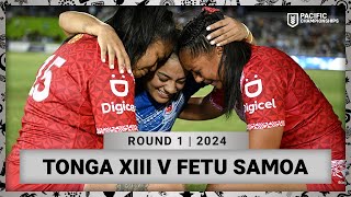 Pacific Championships 2024  Tonga XIII v Fetu Samoa  Full Match Replay [upl. by Nosittam]