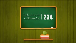 Tabuada da Subtração  2 3 e 4 [upl. by Fayette]