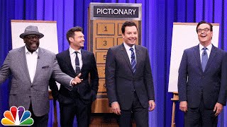 Pictionary with Ryan Seacrest and Cedric the Entertainer [upl. by Everett]