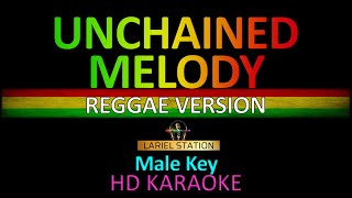 UNCHAINED MELODY REGGAE Version Karaoke  Male Key [upl. by Enerod]