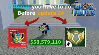 Do This To Prepare for Dragon Rework Blox Fruits [upl. by Mcculloch]