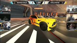 DCRL WEEK 7  DIV C  AVALANCHE vs RISING STALK [upl. by Ahsataj]