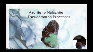 The Azurite to Malachite Pseudomorph Process Raymond Straw [upl. by Al]