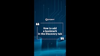 CN subDCENT Wallet Guide  How to add a bookmark in the Discovery tab [upl. by Kcirdef]