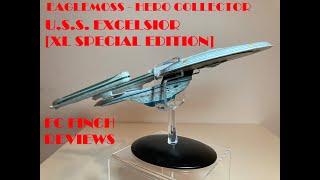 EAGLEMOSS  HERO COLLECTOR  USS EXCELSIOR XL FINCH REVIEWS [upl. by Nirred410]