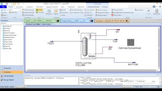 Optimization of benzene and toluene process using Aspen HYSYS [upl. by Claudy]