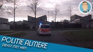 POLITIE ALMERE  DIENST MET WIM  BRAND  RUZIE IN DE WONING [upl. by Elletsirk487]