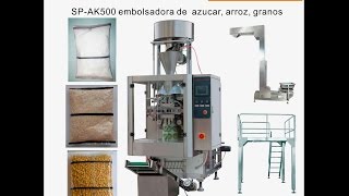 Embolsadora de granos arroz azucar maíz SPAK500 [upl. by Ahsotal]