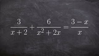 Solve a rational equation with extraneous solutions [upl. by Naelopan]