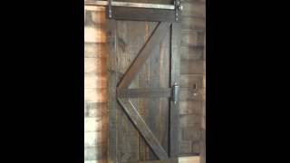 Double Z Braced Barn Door By REBARN [upl. by Menashem]