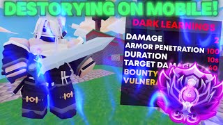 How I OBLITERATED RANKED LOBBIES ON MOBILE  Roblox BedWars [upl. by Grati568]