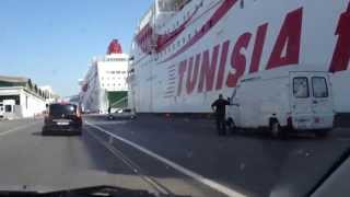 Bateau Carthage et Tanit CTN Tunisia Ferries HD Quality HD [upl. by Nalo]