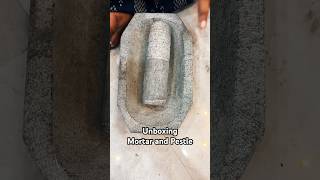 Unboxing new mortar and pestle viral mortarandpestle shorts [upl. by Aken]