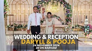 E2R Wedding amp Reception  Daryll amp Pooja  20 on Barham  24 Nov 2024 [upl. by Accalia]