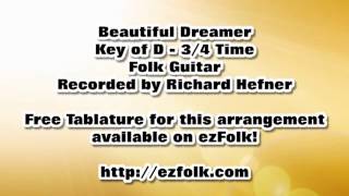 Beautiful Dreamer  Folk Guitar [upl. by Mcclelland]