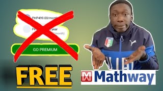 HOW TO USE MATHWAY FOR FREE [upl. by Seline936]