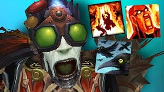 SURVIVAL HUNTER 1V5 5v5 1v1 Duels  Not Fury Warrior PvP WoW Legion 735 [upl. by Amsab646]