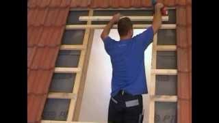 RoofLITE window installation 7  Tile roof  The fix frame [upl. by Sartin]