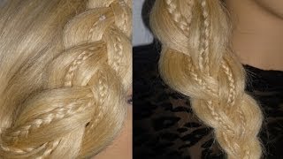 SEHR SCHÖNE amp EINFACHE ZopfFlehtFrisur für mittellange Haare EASY Braid HairstylesPeinados [upl. by Dalt]